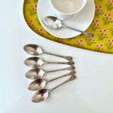 6 Mocha spoons France, small spoons, espresso spoons