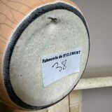 St Clément cracked ceramic lamp from the 70s