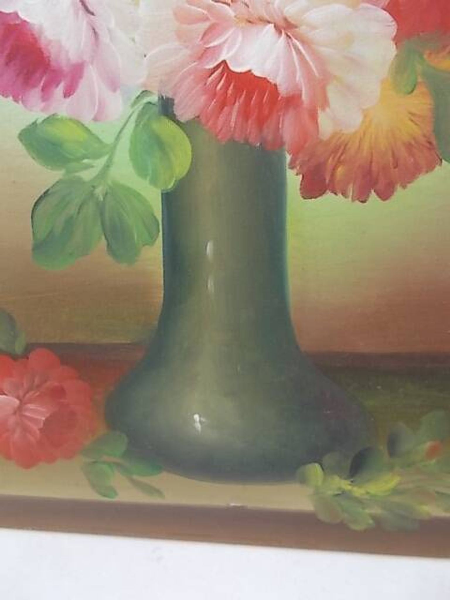 Grand tableau bouquet de fleurs  91,5 x 60,5
