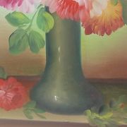 Grand tableau bouquet de fleurs  91,5 x 60,5