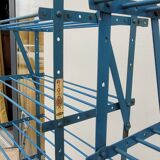 Set of 3 Rigidex iron storage locker shelves 1950s