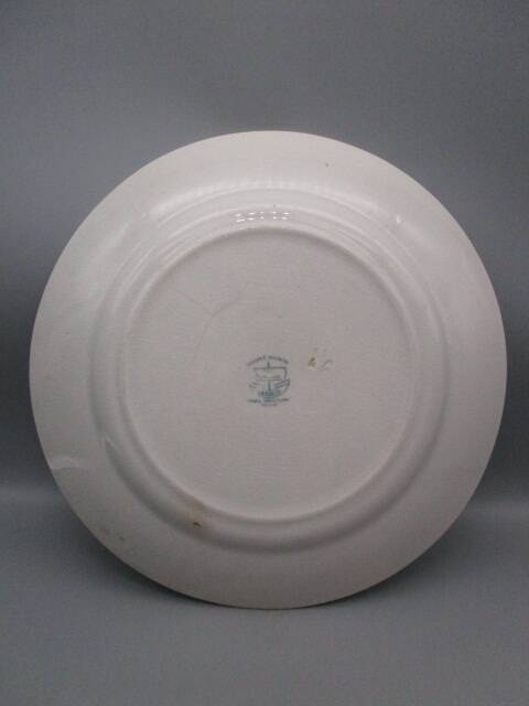 Antique serving dish in creil montereau earthenware, mignon model.