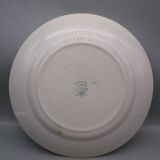 Antique serving dish in creil montereau earthenware, mignon model.