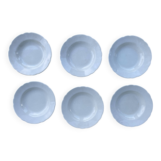 Lot de 6 assiettes creuses anciennes Maestricht