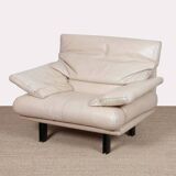 Alanda leather armchair by Paolo Piva for B&B Italia, 1980s