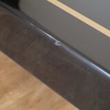 Coffee table in black lacquer 1970
