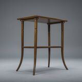 French Art Nouveau Marquetry Table by Emile Galle, 1900s