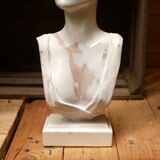 Woman bust in resin