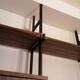 Library shelves of the 60s, Italian rosewood production
