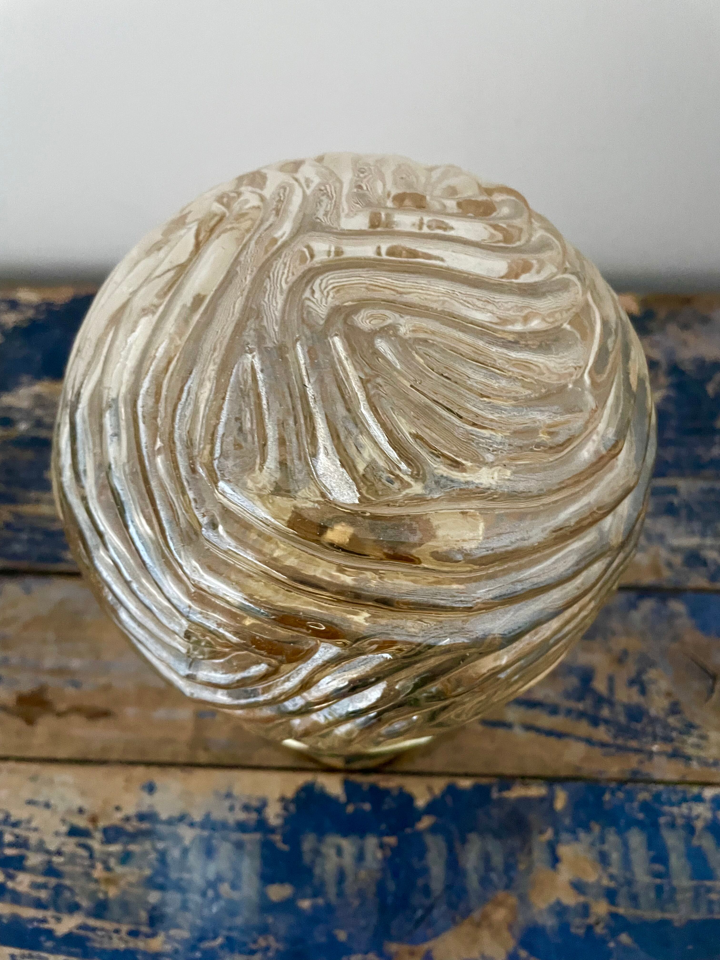 Vintage globe lamp electrified electrified to new