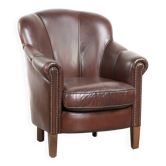 Fauteuil en peau de mouton charmant avec de belles couleurs et de jolis détails.