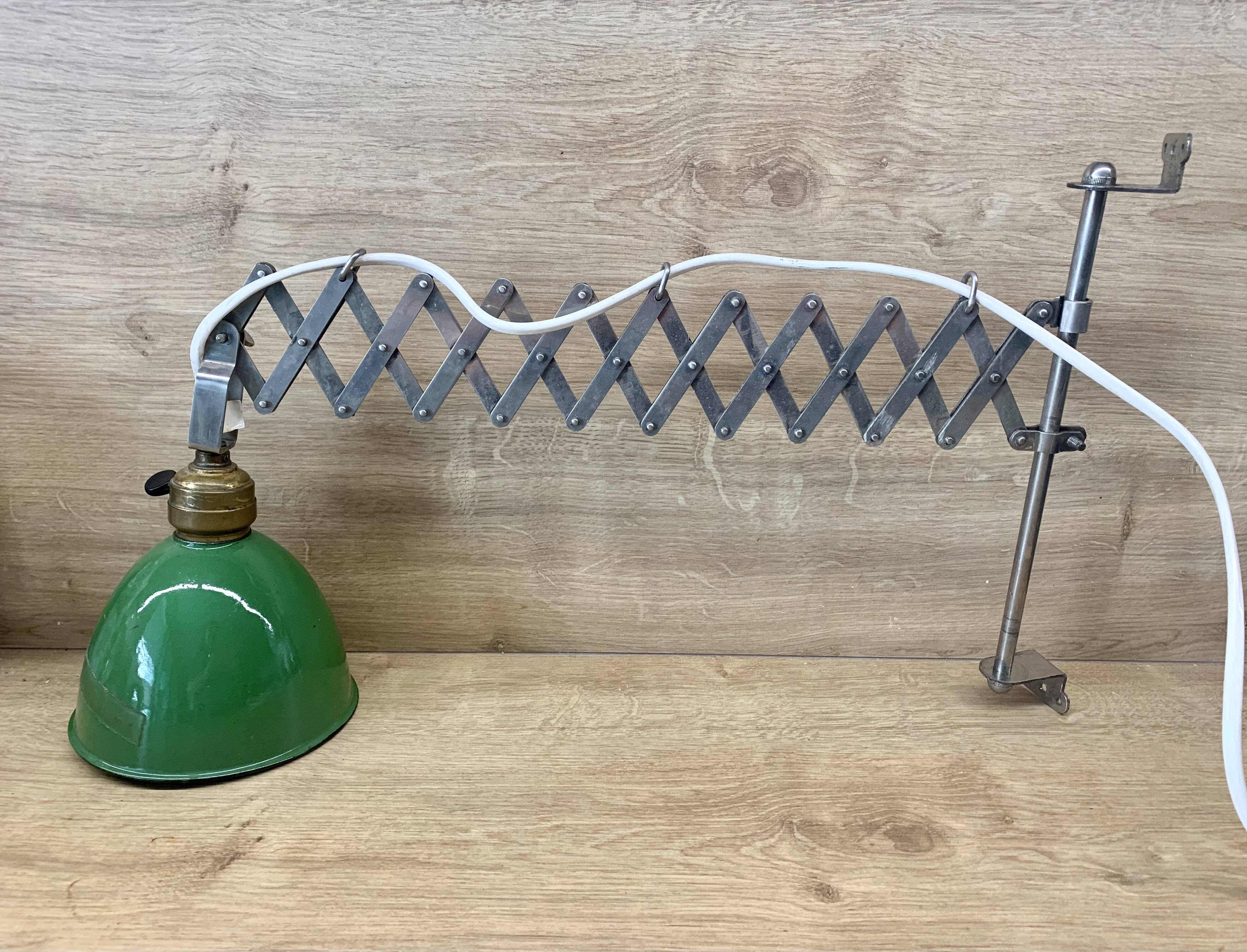 Scissor wall lamp, 1960s