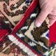 Old Turkish Oushak rug 124x80 cm vintage