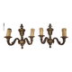 Louis XVI monk wall lamps
