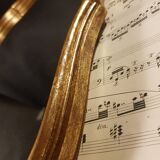 Golden shell mirror
