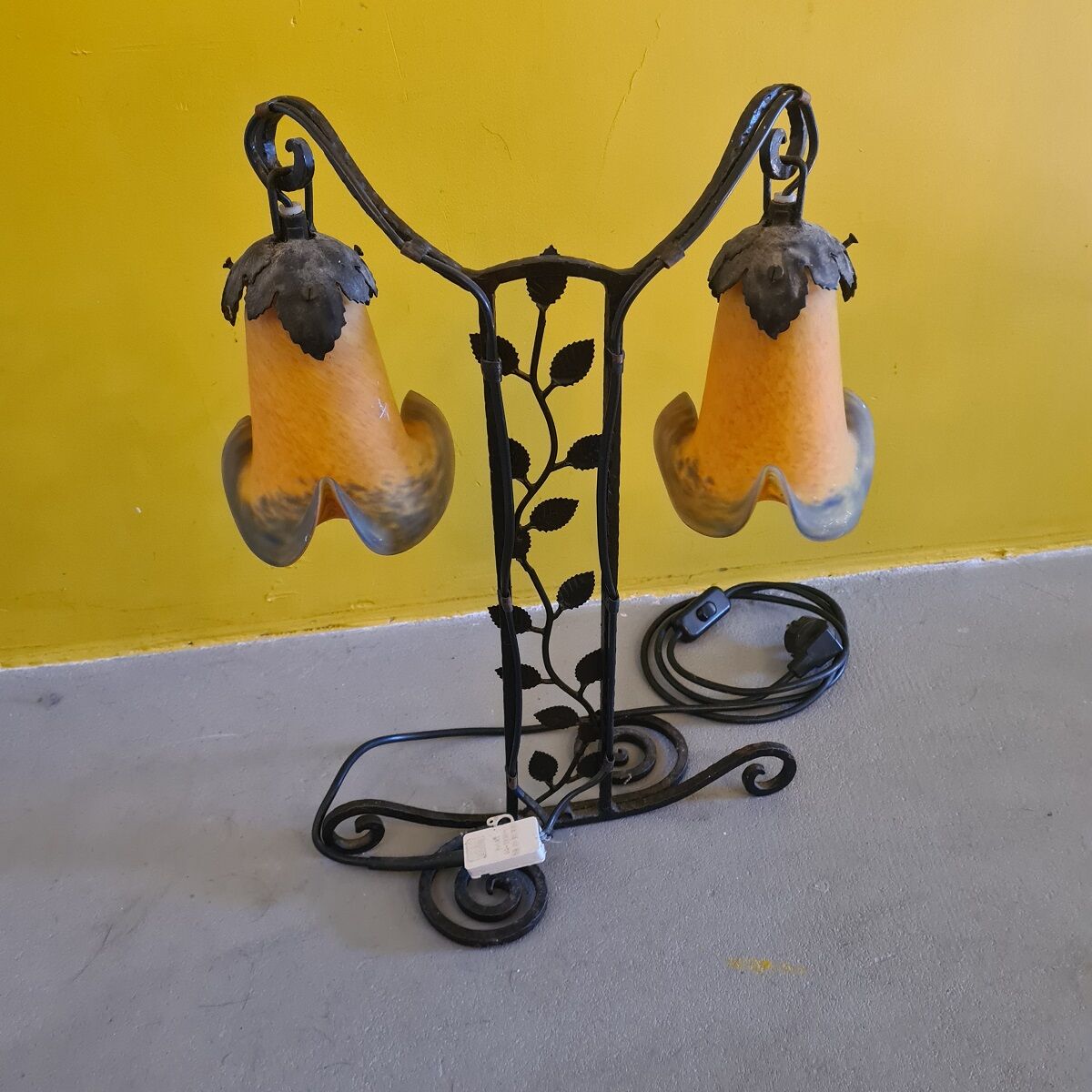 French Art Deco Style Table Lamp, from the 2nd half of the 20th century.