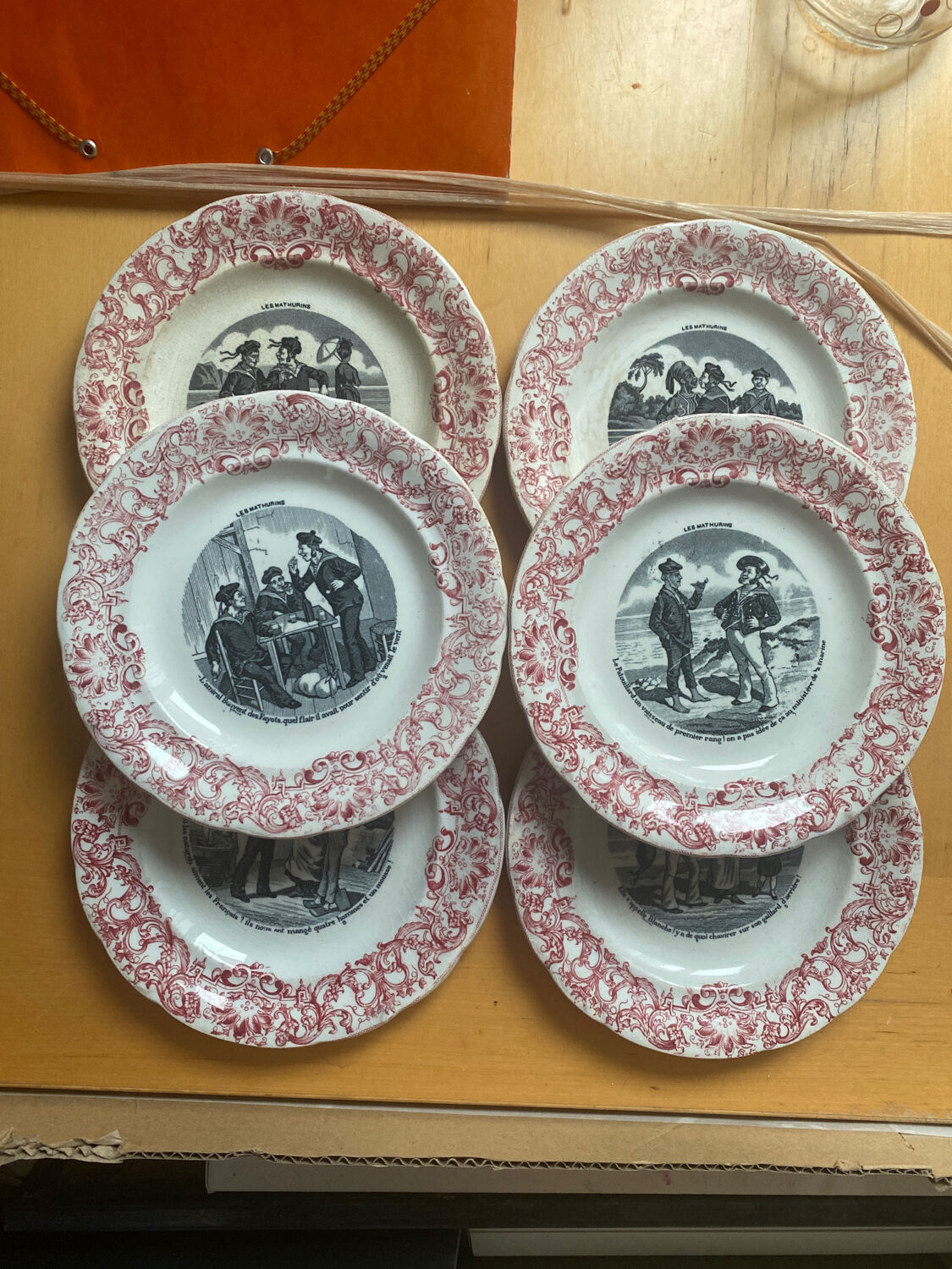 Gien dessert plate series