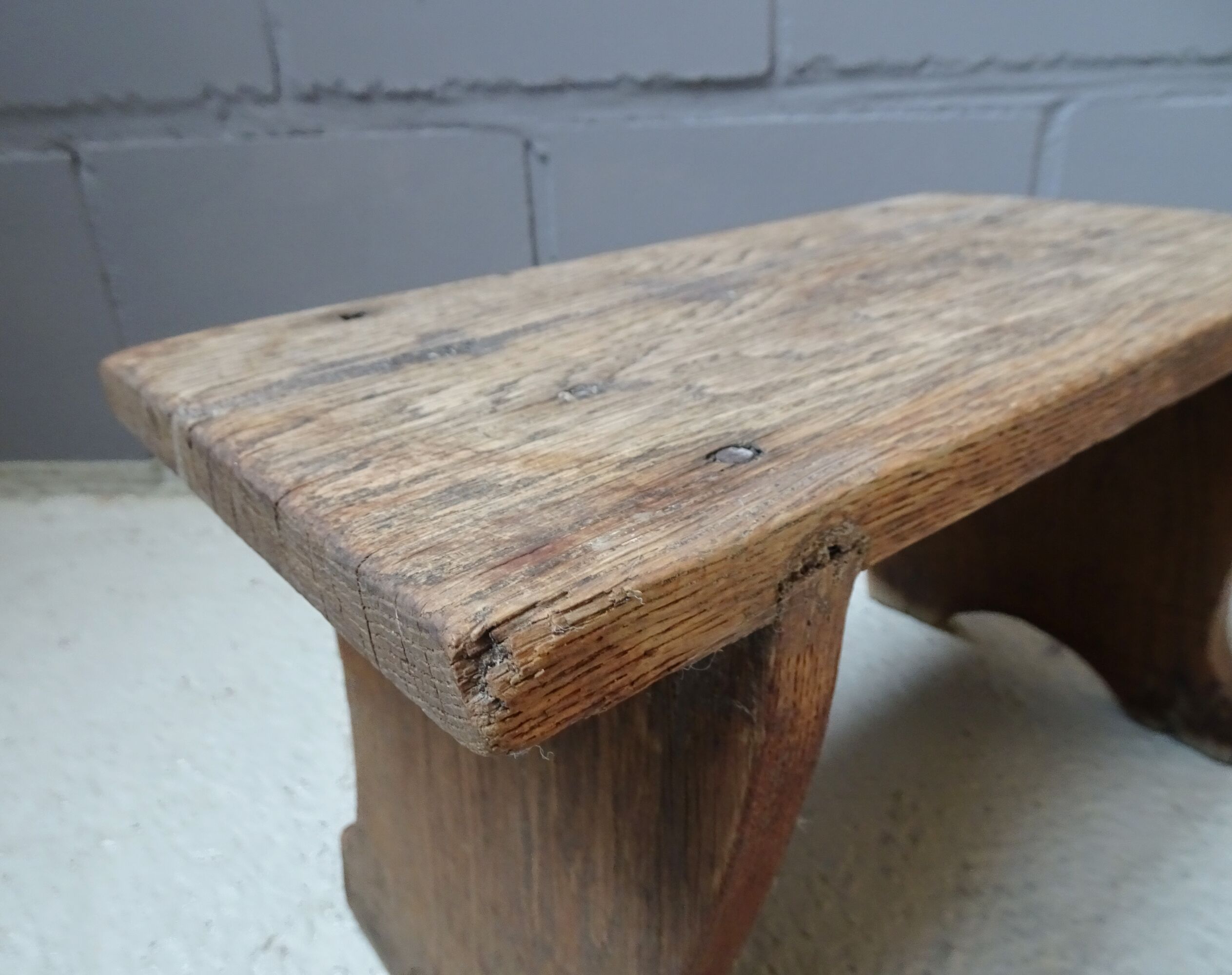 Oak stool