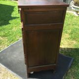 Buffet neo Louis XIII in oak with 1 door and 1 drawer.