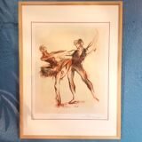 Drawing "Ballet" Paris Opera 1948