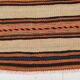 Vintage Kilim Strié Crème & Terracotta, Petit Tapis Boho 104x64 cm