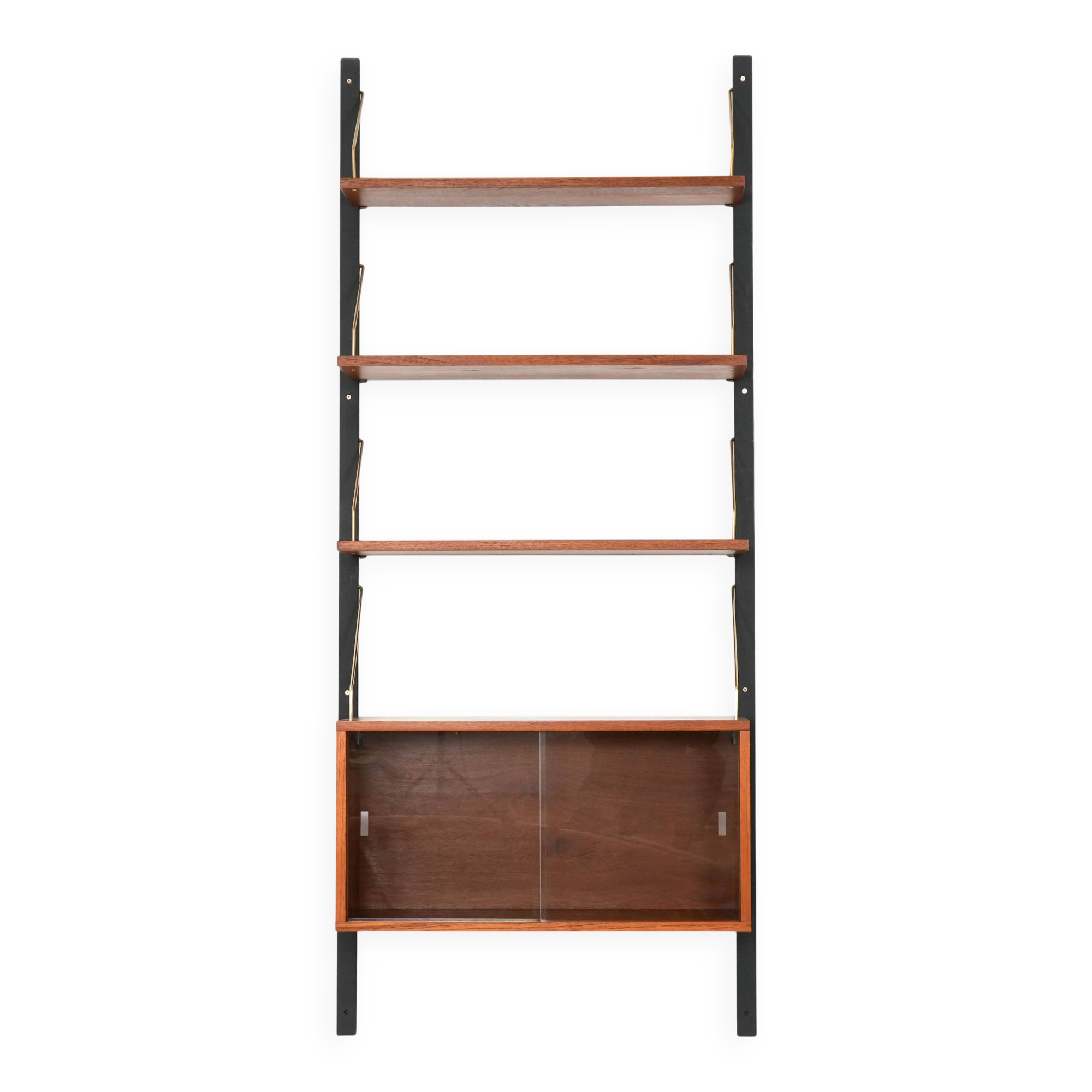 Teak modular shelving unit, Danish design, 1960s, designer: Poul Cadovius