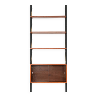 Teak modular shelving unit, Danish design, 1960s, designer: Poul Cadovius