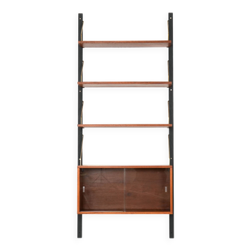 Teak modular shelving unit, Danish design, 1960s, designer: Poul Cadovius