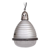 Antique mercury glass two tone pendant light