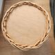 Handmade wicker umbrella stand: vintage