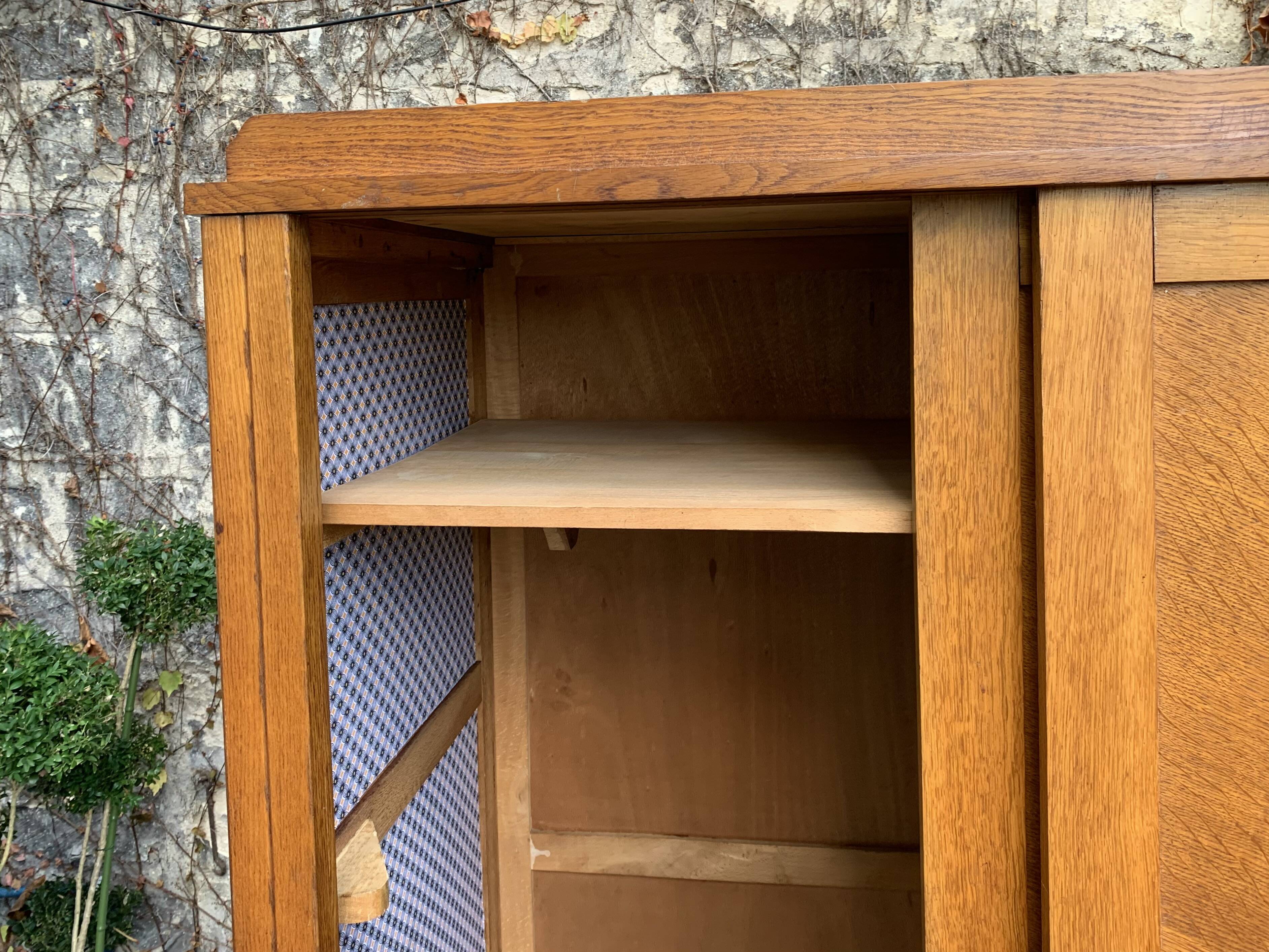 Vintage wardrobe compass feet wardrobe 1950