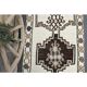 1970s Vintage Turkish Hand-Knotted Wool Cotton White Runner Rug  115x342