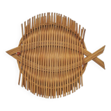 Vintage rattan craft creation