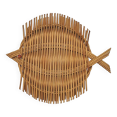 Vintage rattan craft creation