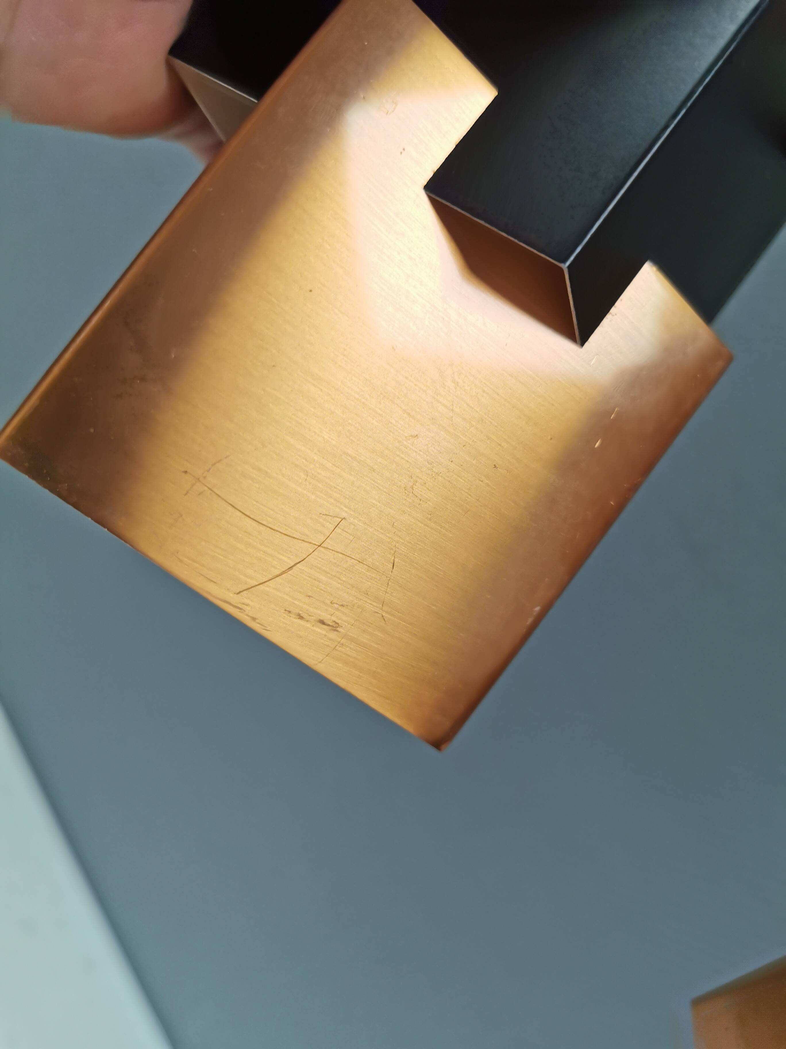 A pair of  Jo Hammerborg lamps for FOG & MØRUP model Kubus Denmark 1961