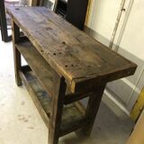 Wood workbench