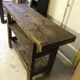 Wood workbench