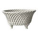 Bowl - braided salad bowl in French ceramic