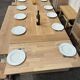 Table de ferme en chêne massif avec rallonges