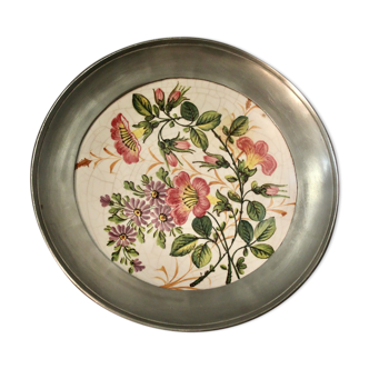 Cracked ceramic plate Bassano , R Costa
