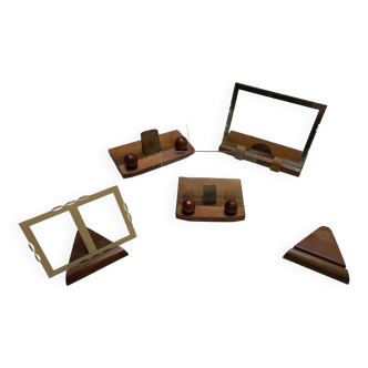 Art deco wooden photo frames