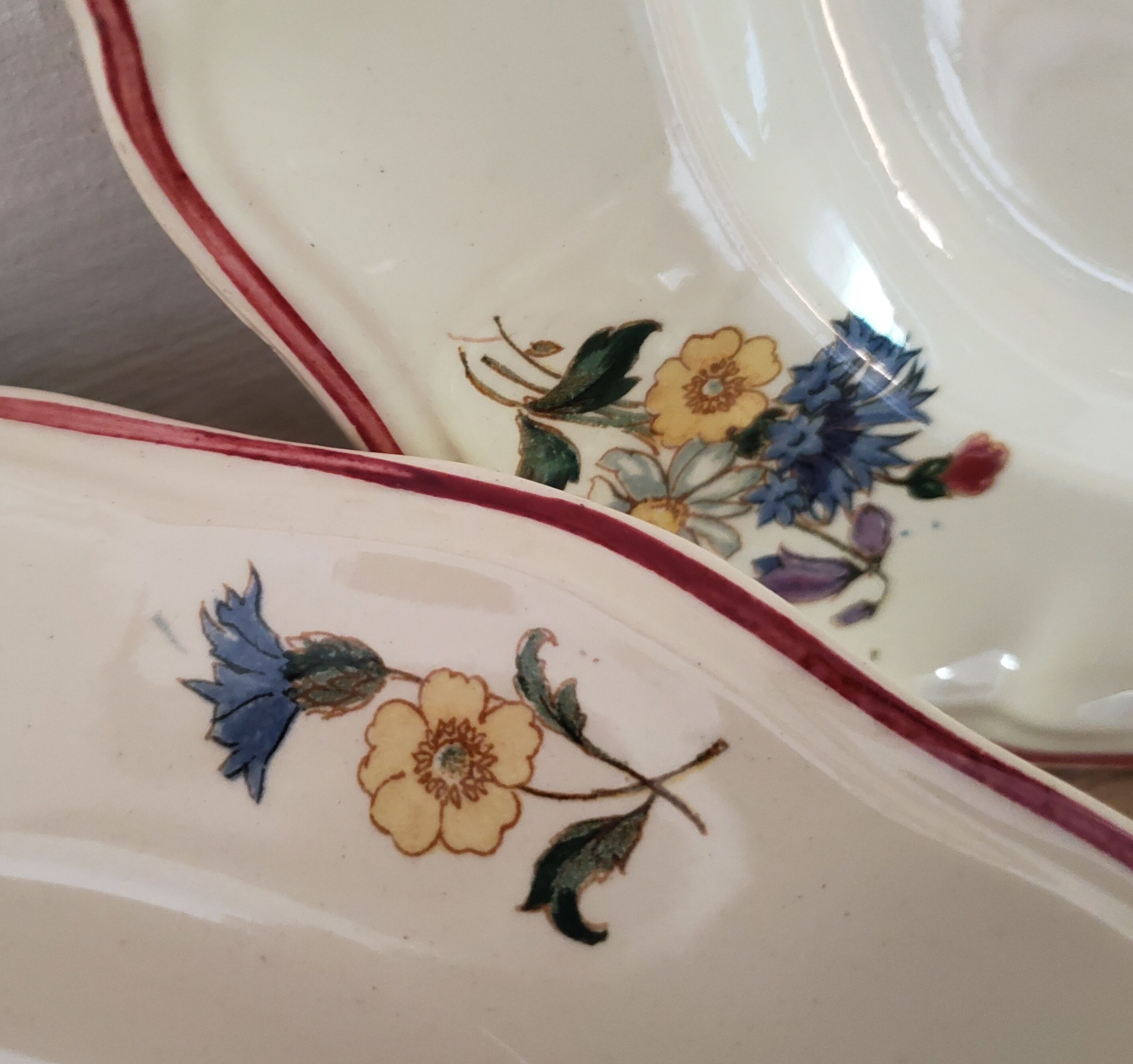 Sarreguemines Flat Plates: Summer