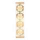 1970s Turkish Hand-Knotted Wool Cotton Beige Runner Rug 73x310