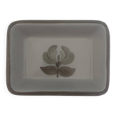 Butter dish with floral decoration