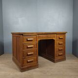 Flat desk in vintage boxes