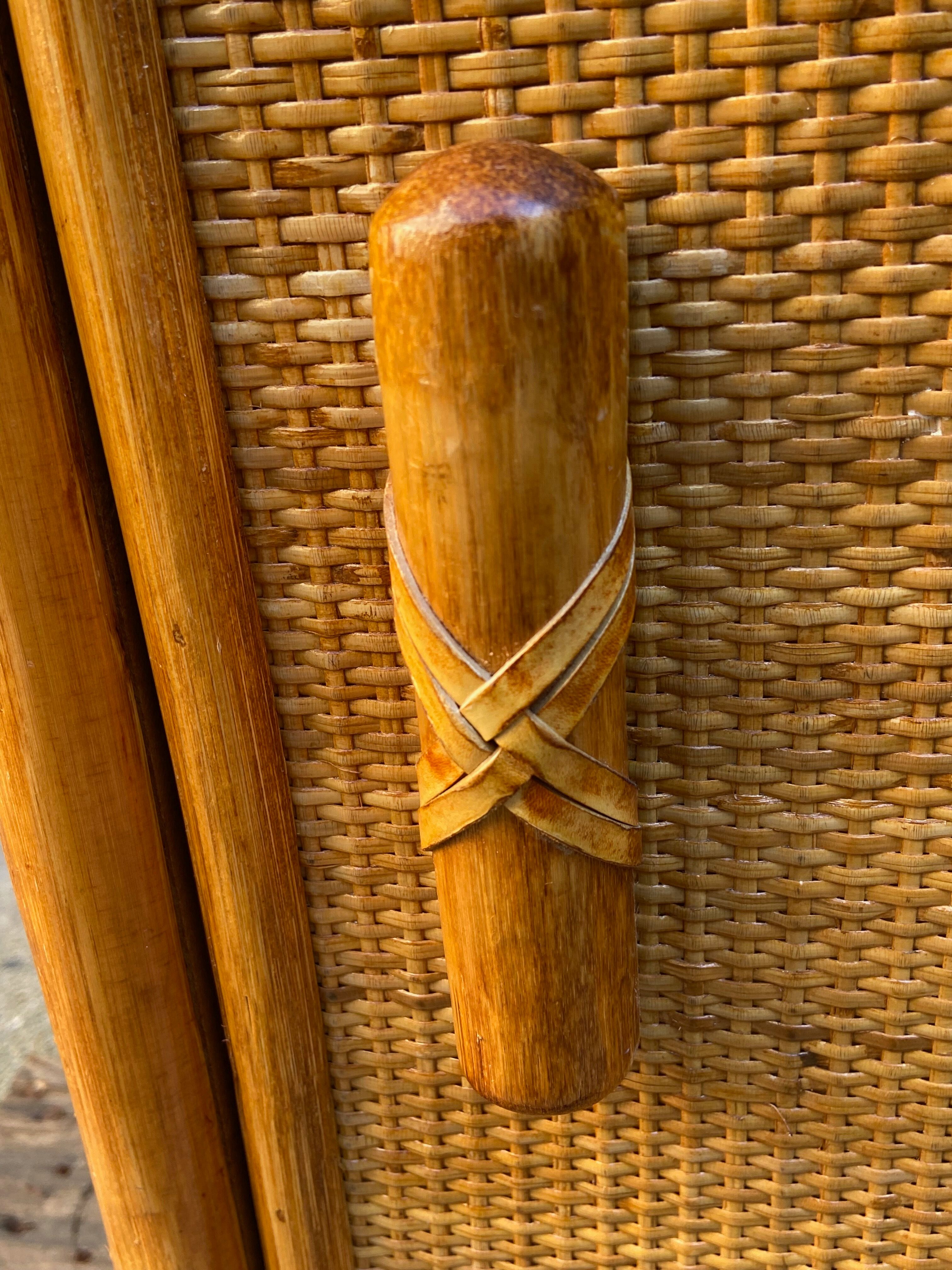 Rattan bedside furniture