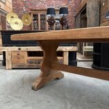 Solid oak monastery table
