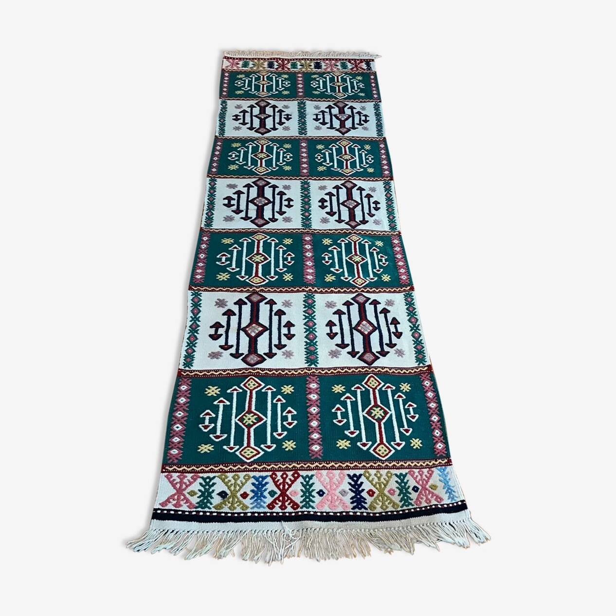 Traditional Design Handmade Kilim Runner Rug