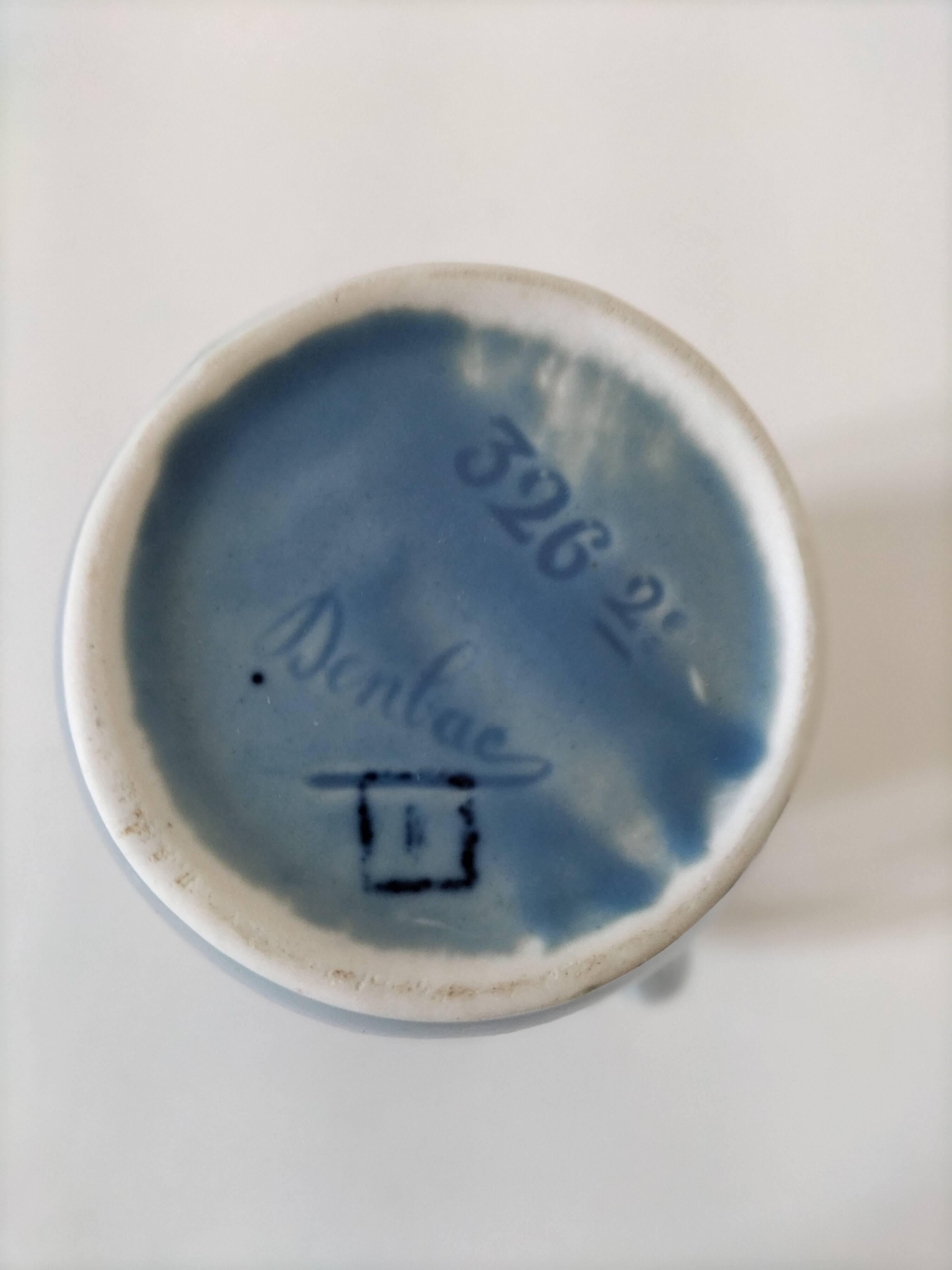 Pichet Denbac 326-2 – Art Deco stoneware with geometric reserve from the 1920s-30s