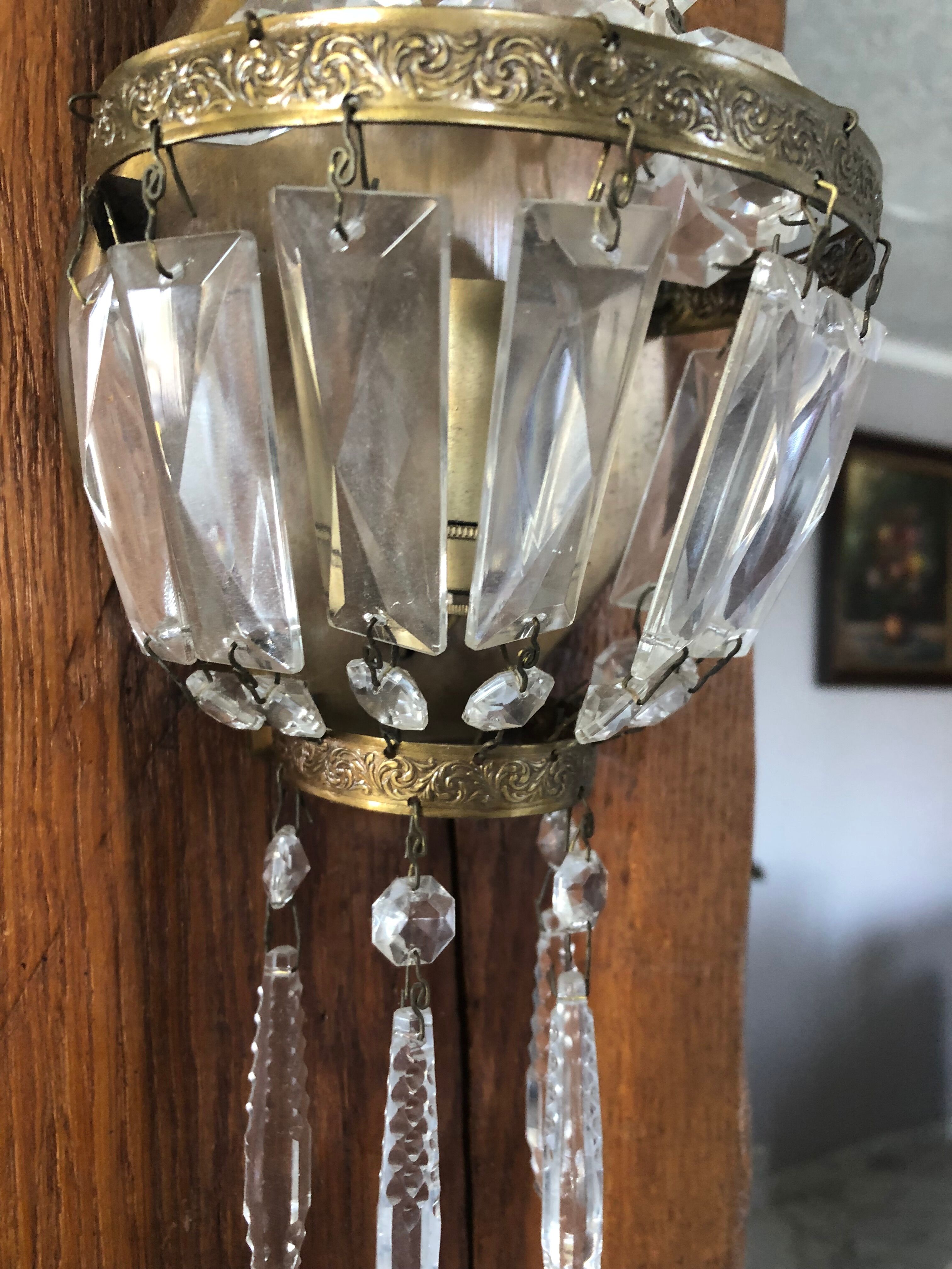 Pair of wall lamps